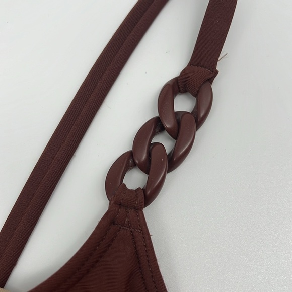 Kona Sol Brown One piece chain Link Strap Detail size Large - Picture 10 of 14